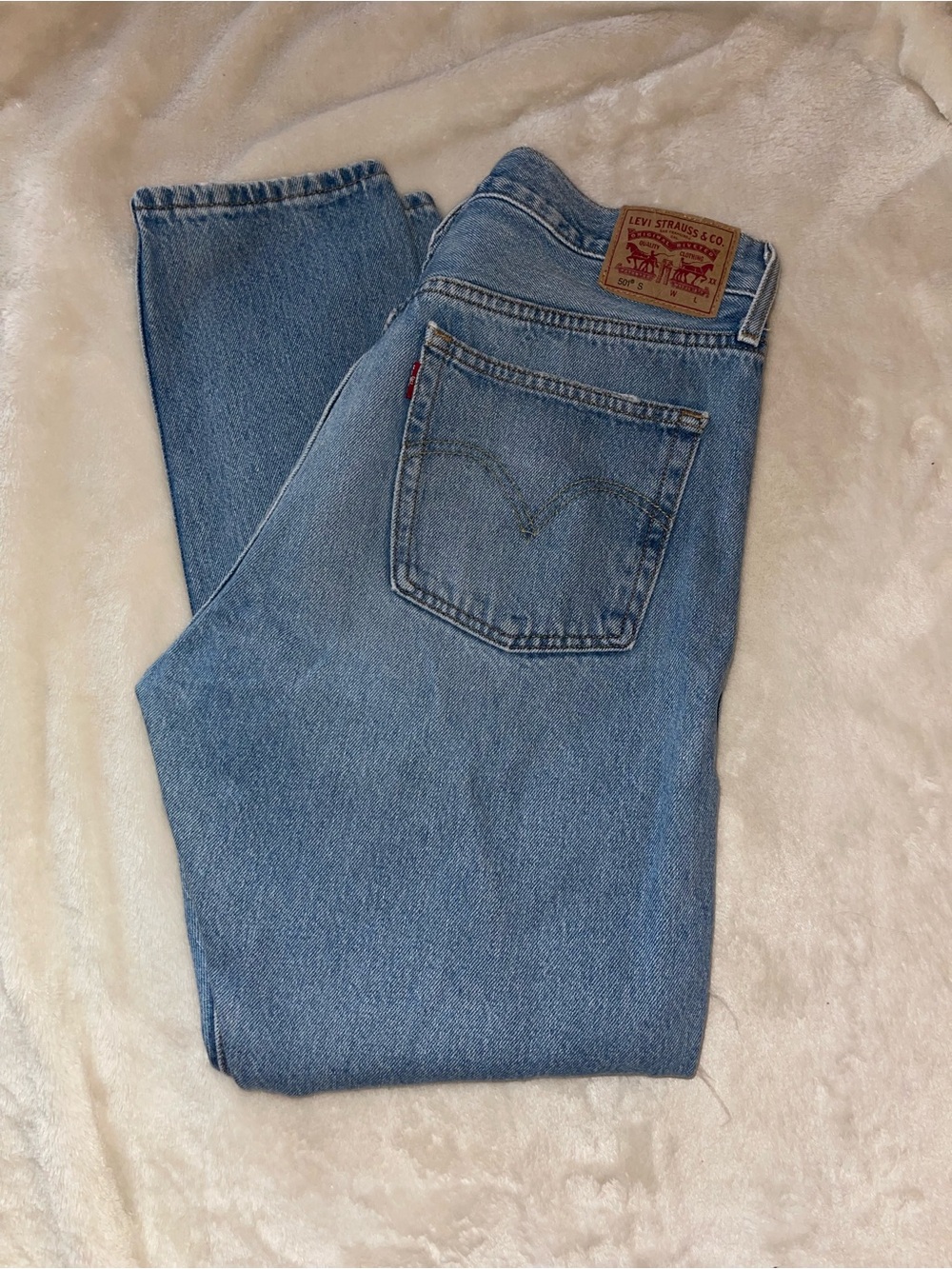 Levi's 501 Light Blue Classic Skinny Jeans